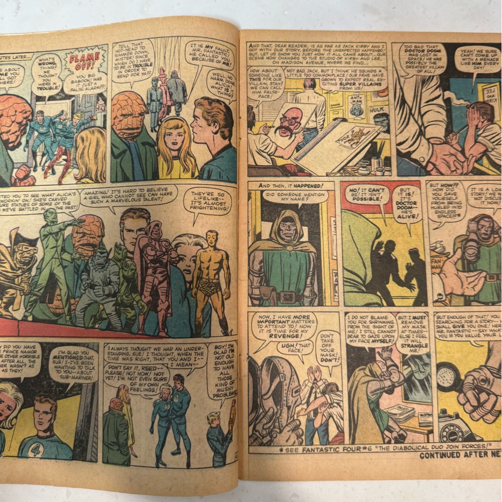 1963 fantastic four #10 comic book - Picture 6 of 10